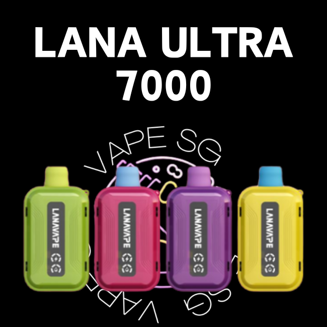 Lana Ultra 7000 disposable vape - sg vape shop singapore sg