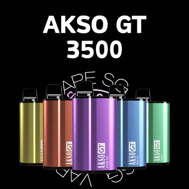 Akso Gt 3500 disposable vape - sg vape shop singapore sg