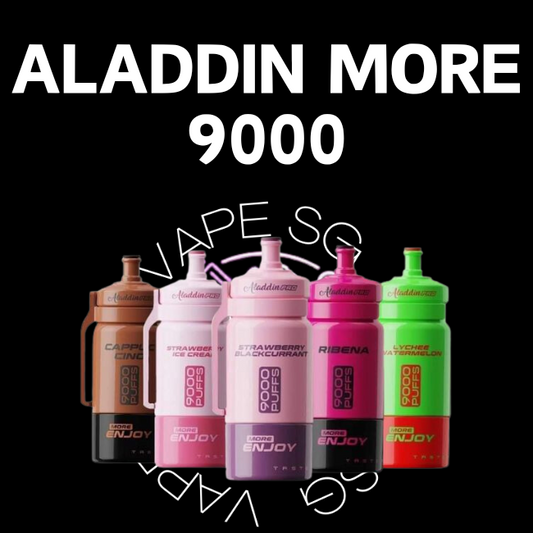 Aladdin More Enjoy 9000 disposable vape - sg vape shop singapore sg