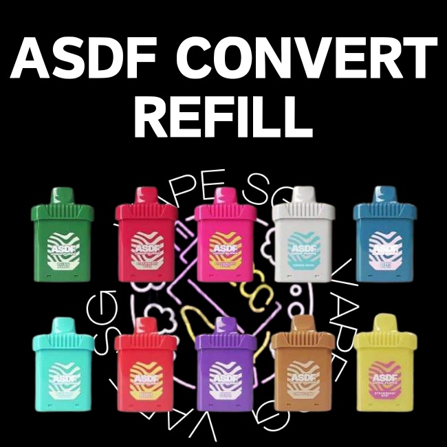 ASDF Convert 10000 refill cartridge - sg vape shop singapore sg