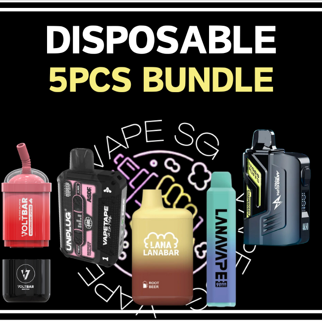 Disposable Bundle 5pcs - Sg Vape Shop Singapore SG