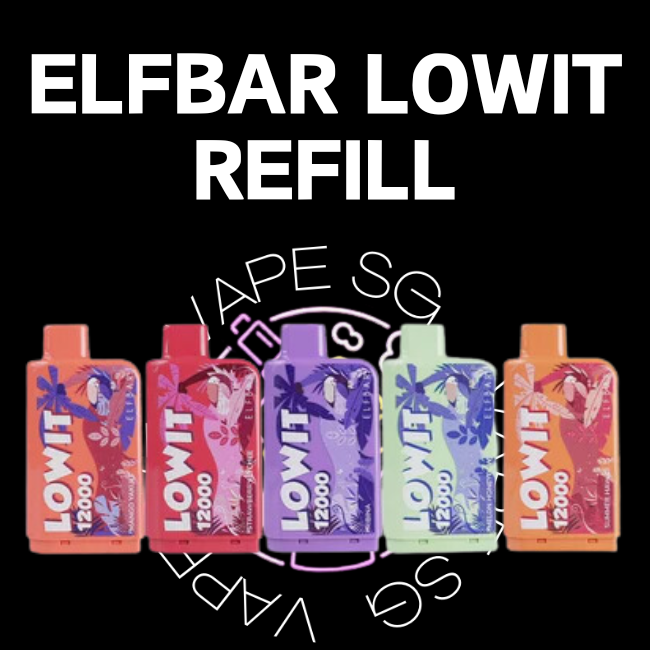 Elfbar Lowit 12000 refill cartridge - sg vape shop singapore sg