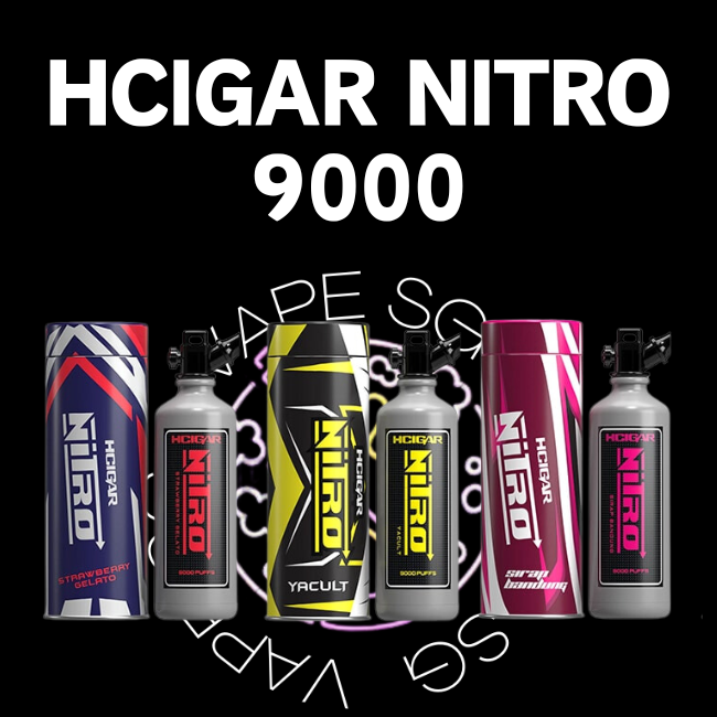 Hcigar Nitro 9000 disposable vape - sg vape shop singapore sg