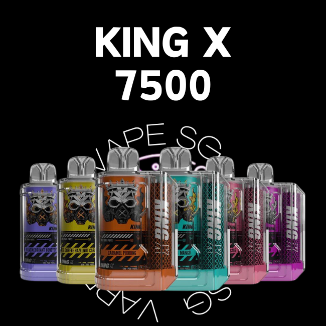 King X 7500 disposable vape - sg vape shop singapore sg