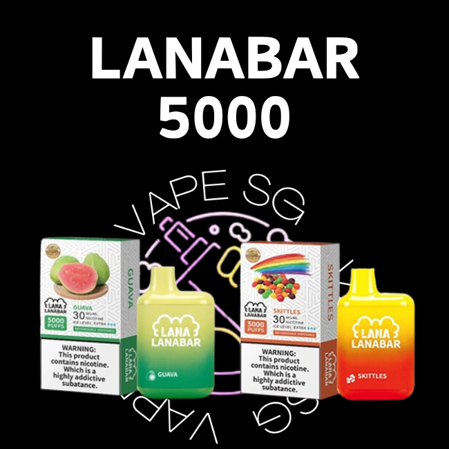 Lanabr 5000 disposable vape - sg vape shop singapore sg