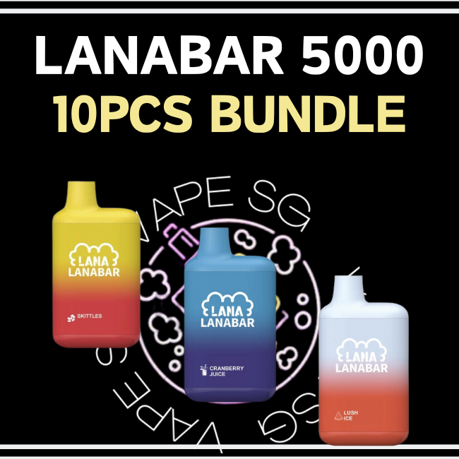 Lanabar 5000 Disposable (10pcs Bundle) - Sg Vape Shop Singapore SG