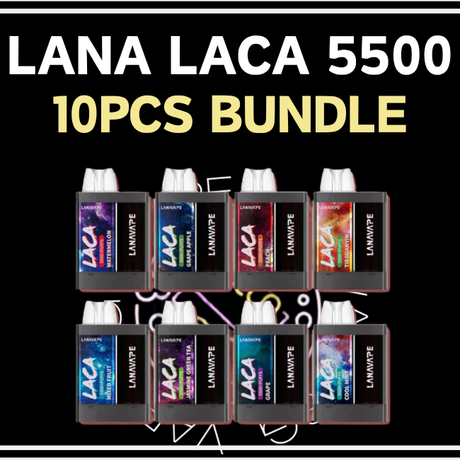 Lana Laca 5500 Disposable (10pcs Bundle) - Sg Vape Shop Singapore SG