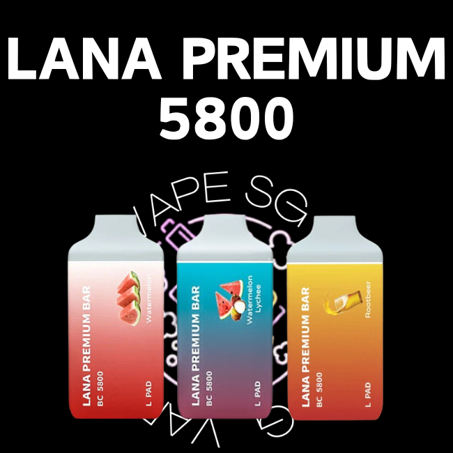 Lana Premium Bar 5800 disposable vape - sg vape shop singapore sg