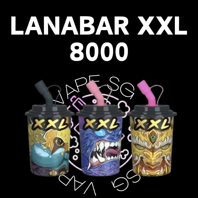 Lana XXL 8000 disposable vape - sg vape shop singapore sg