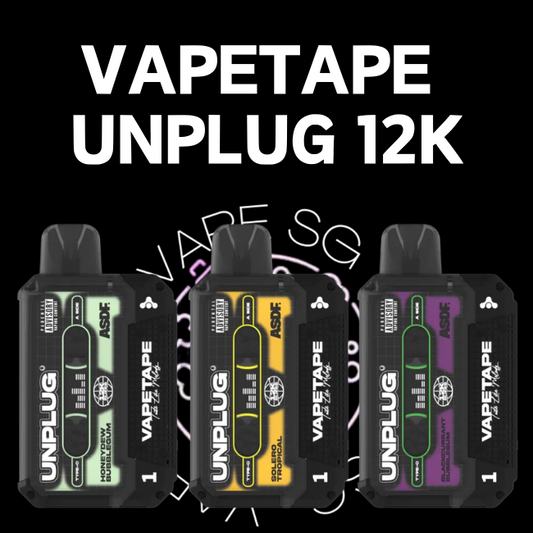 Vapetape unplug 12000 starter kit - sg vape shop singapore sg